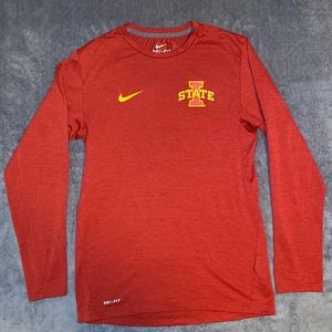 Men’s Nike Iowa State Cyclones Long Sleeve Shirt (Athlete Issued)